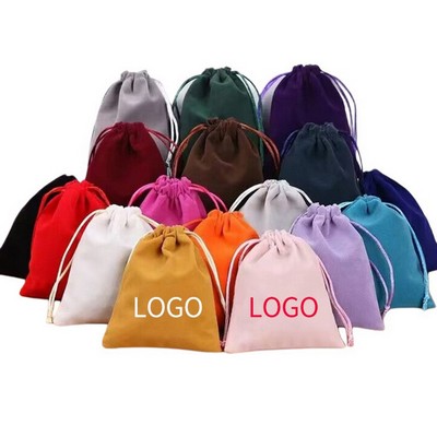 Elegant Velvet Cloth Drawstring Gift Pouch