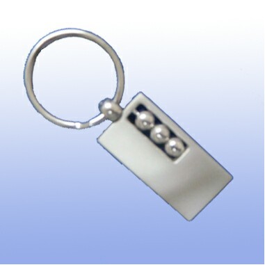 Metal Massage Key Tag