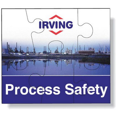 6-Piece Magnetic Puzzle (3.5"x3.5"), Digital Full Color, Vinyl Topcoat