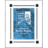 Clear Acrylic Frame Plaque w/ Blue Marble Center - 8"x10"