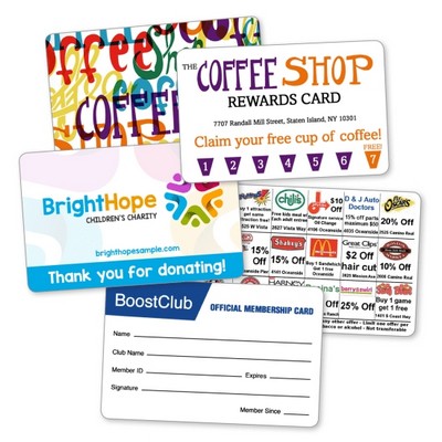 PVC Plastic Wallet Card – Full Color 20 Mil.