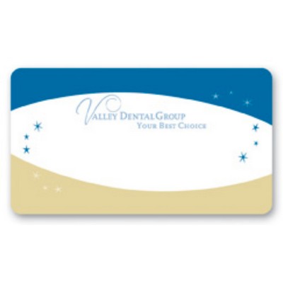Full Color 50 Mil Name Badge (1.75"X3.125") Rectangle - No Personalization