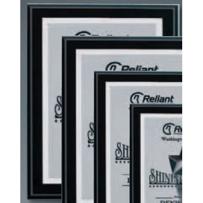 Ebony Finish Plaque w/Engraving Plate (10 1/2"x13")