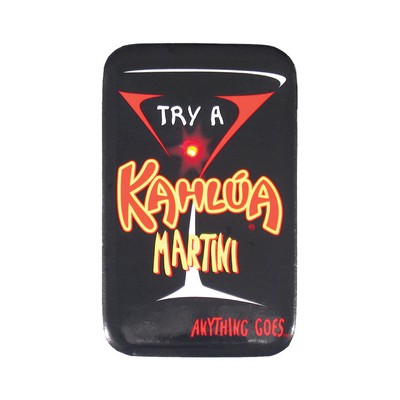 1.75" X 2.75" Full Color Flashing Blinking Button