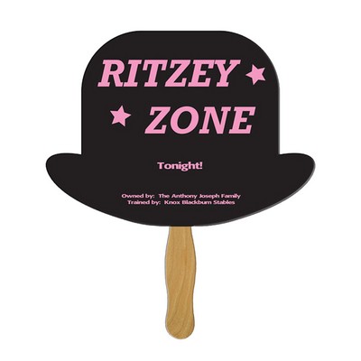 Derby Hat Fast Hand Fan (1 Side) 1 Day