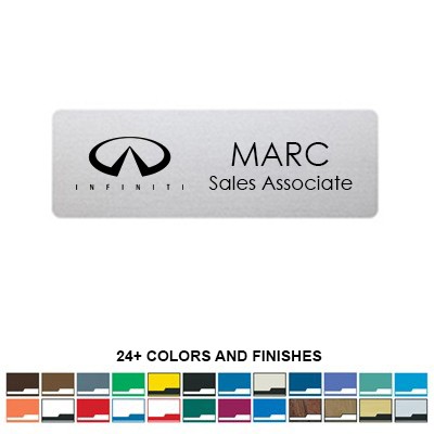 Engraved Name Badge - 1"x3"