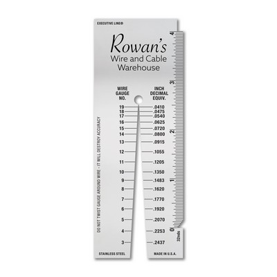 Stainless Steel Wire Gauge 19 to 2 AWG