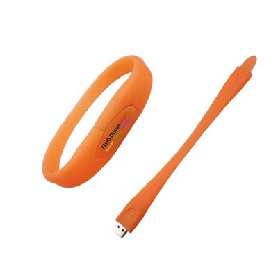 2GB Wristband USB Flash Drive Made of PVC