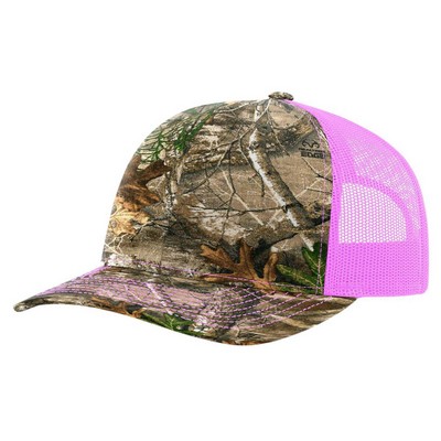 Richardson¨ Printed Trucker Snapback Cap (Blank)