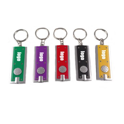 LED Flashlight With Keychain