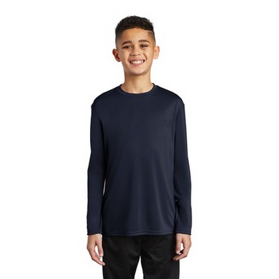 Port & Co Youth Long Sleeve Performance Tee