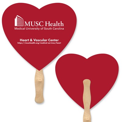 Lightweight Heart Shape Hand Fan