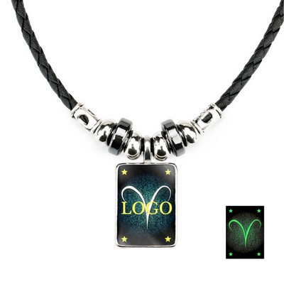 Glow In Dark Pendant Necklace