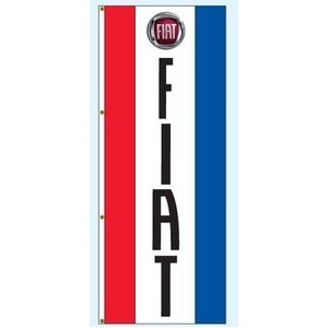 Single Faced Interceptor® Drape Flags (Center Panel - Fiat®) (3' x 8')