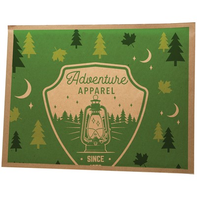 Full Color Natural Brown Paper Bubble Mailer (10.5" X 16")