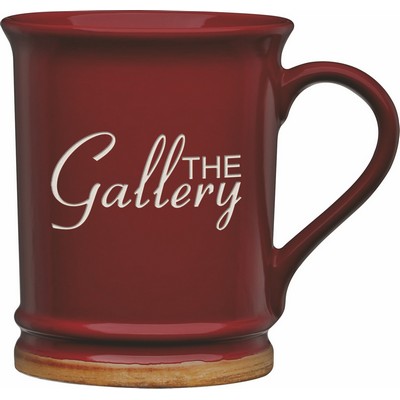 15 Oz. Allure Collection Ceramic Mug - Deep Etched