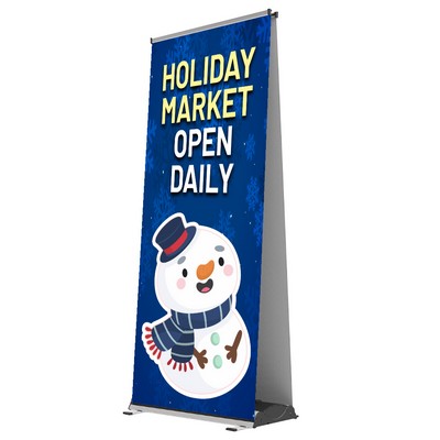 33.5" H20 Outdoor Retractable (Graphic & Hardware Package)-(No-Curl Hybrid Media) Printed in the USA