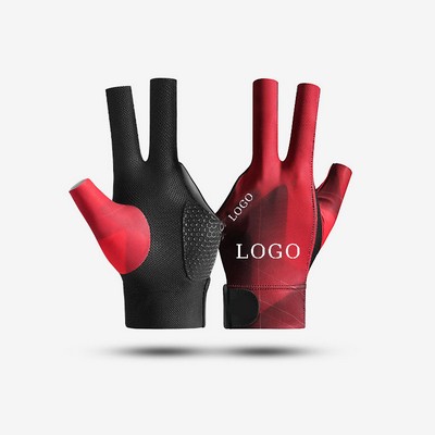 3 Fingers Billiards Glove for Left Hand