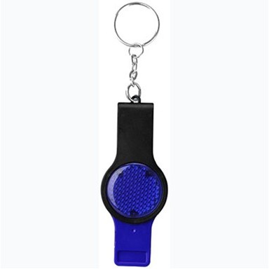 Reflective Whistle Key Ring