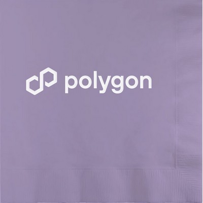 Lavender 3-Ply Luncheon Napkins - 1-Color Screen Print