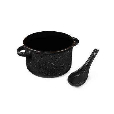 Campfire 20 oz. Ceramic Soup Bowl With Spoon