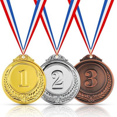 Zinc Alloy Digital Medals Each 2.5-Inch In Size