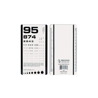 Prestige Medical - Pocket Eye Chart