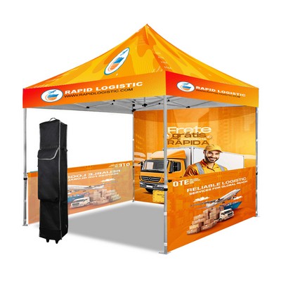 10'x10' Commercial Event Tent W/ Back Full & Two Half Walls