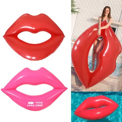 Inflatable Lip Shaped Swimming Pool Ring