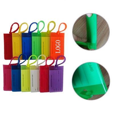 Custom PVC Luggage Tag w/ Paper