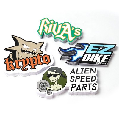 Customised Promotional Removable PVC Full Cut Stickers