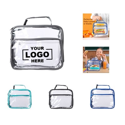 Large PVC Clear Lunch Bag