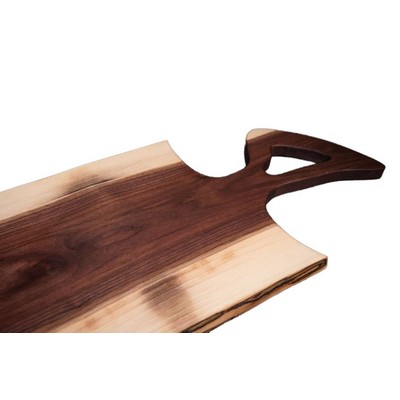 Walnut Live Edge Loop Handle Board