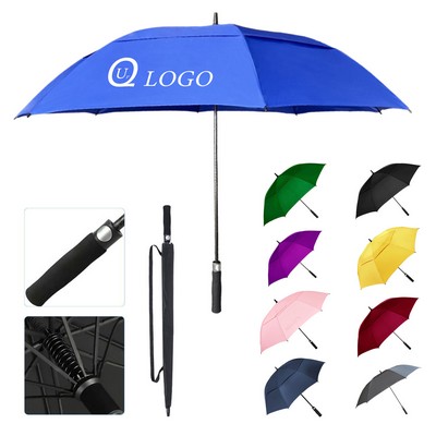 54 Inch Arc Automatic Open Golf Umbrella W/Vented Design