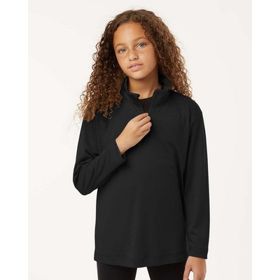 AllPro Pro-Lock Youth Performance Quarter-Zip Pullover Sweater