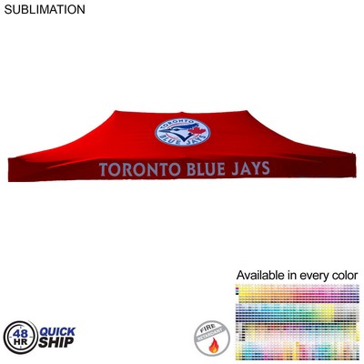 48 Hr Quick Ship - 20' Premium Tent Canopy only, Full Bleed Dye-Sublimation