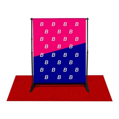 5 ft x 6 ft Step and Repeat Adjustable Banner Stands Package
