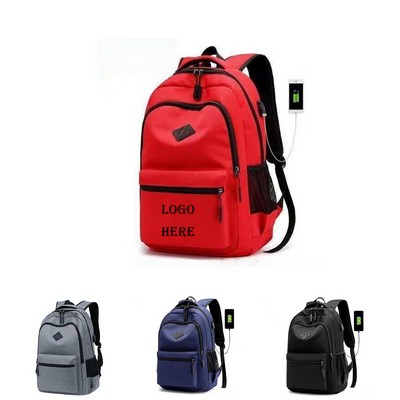 Student Bag Heavy Duty Backpack With Charging Port