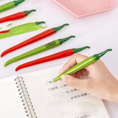Custom Creative ABS Chili Shaped Ballpoint Pen