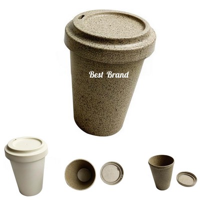 Eco-Friendly Bamboo Fiber Coffee Cup