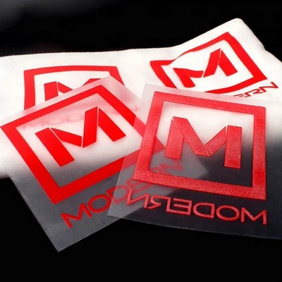 1" Silicone Heat Transfer Sticker with 1mm Thickness