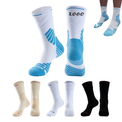 Sports Towel Bottom Non-slip Basketball Socks