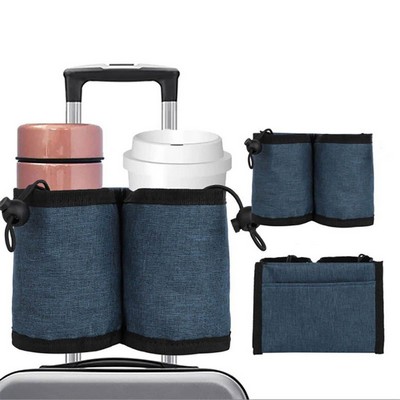Luggage Travel Cup Holder Free Hand Drink Storage Bag