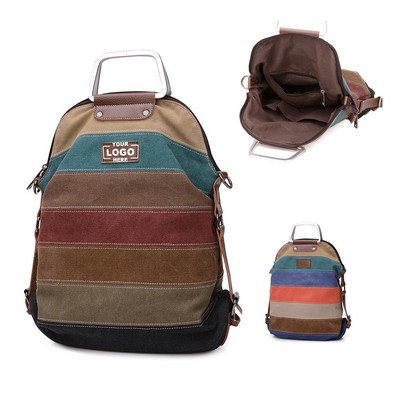 Canvas Travel Backpack for Men and Women