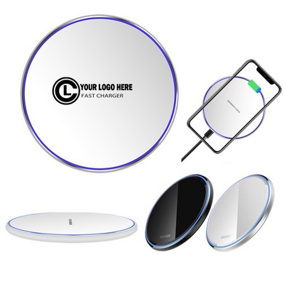 15W Fast Aluminum Wireless Charging Pad