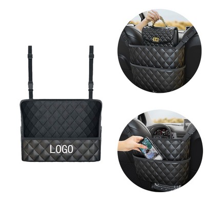 Dual Pocket Storage Bag for Between Car Seats