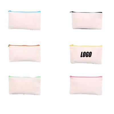 Zipped Canvas Pencil Case