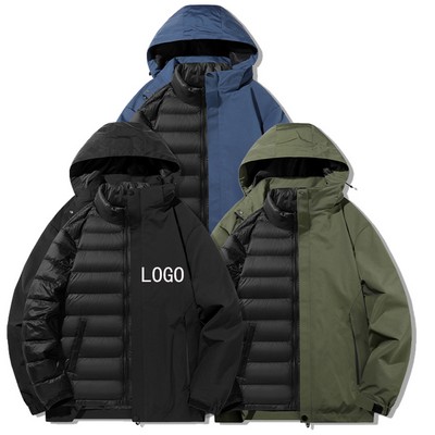 3" 1 Outdoor Goose Down Loose Waterproof Climbing Jacket