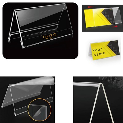 Double-Sided Table Name Card Holder