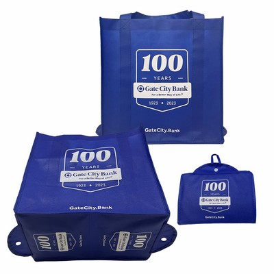 Custom 90g Non-Woven PP Foldable Bag (13"x15"x10")